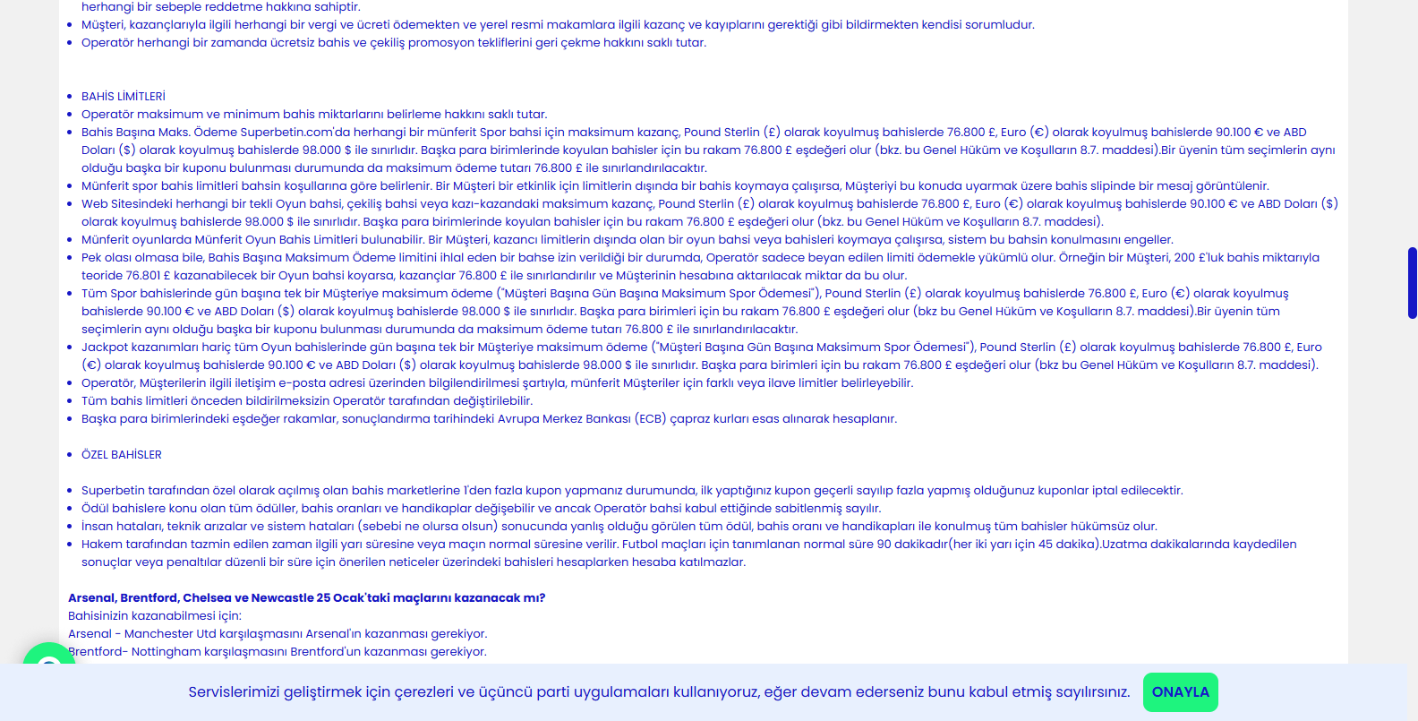 Superbetin Altyapısı